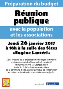 AFFICHE reunion publique budget